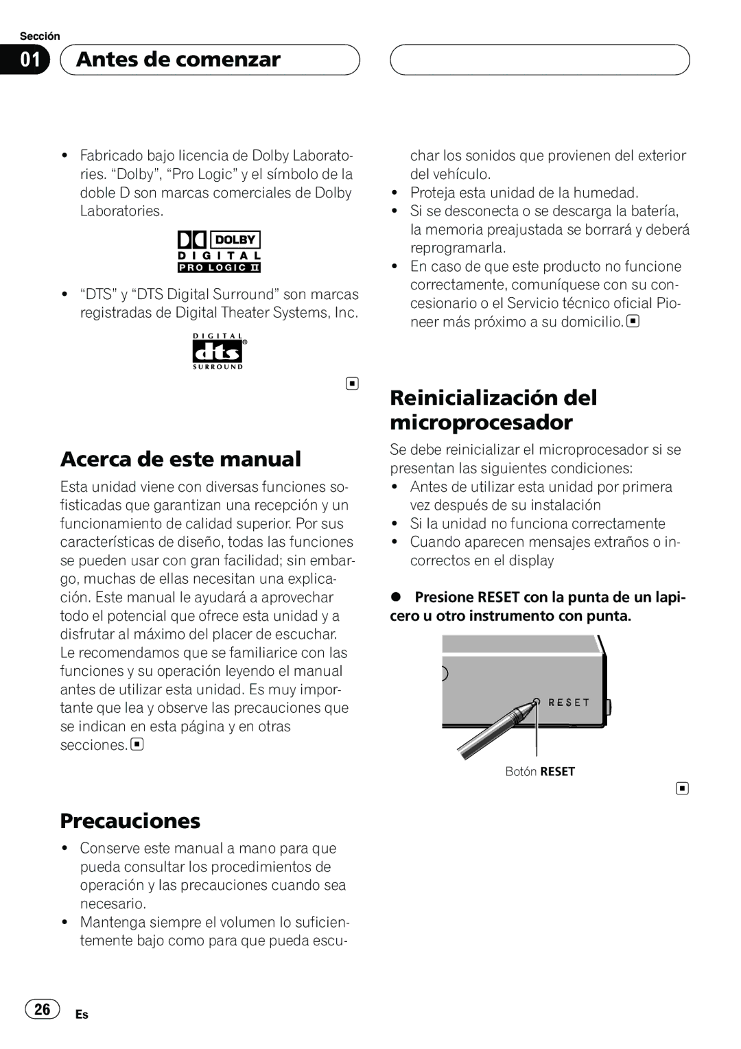 Pioneer DEQ-P7650 operation manual 