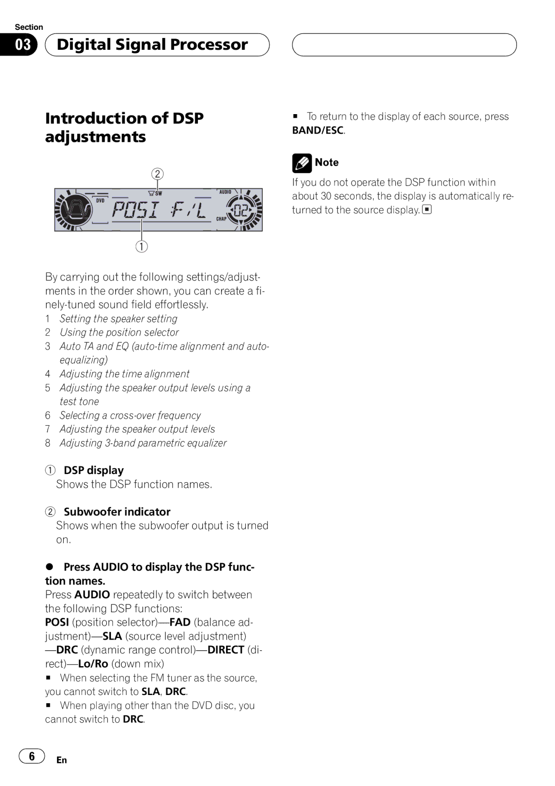 Pioneer DEQ-P7650 operation manual 