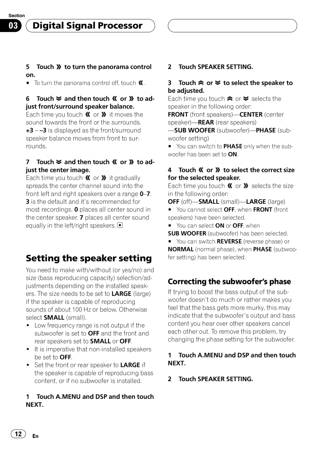 Pioneer DEQ-P8000 operation manual 