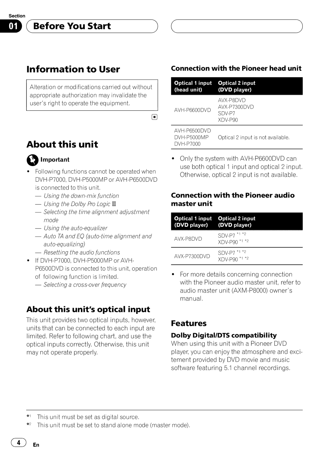 Pioneer DEQ-P8000 operation manual 