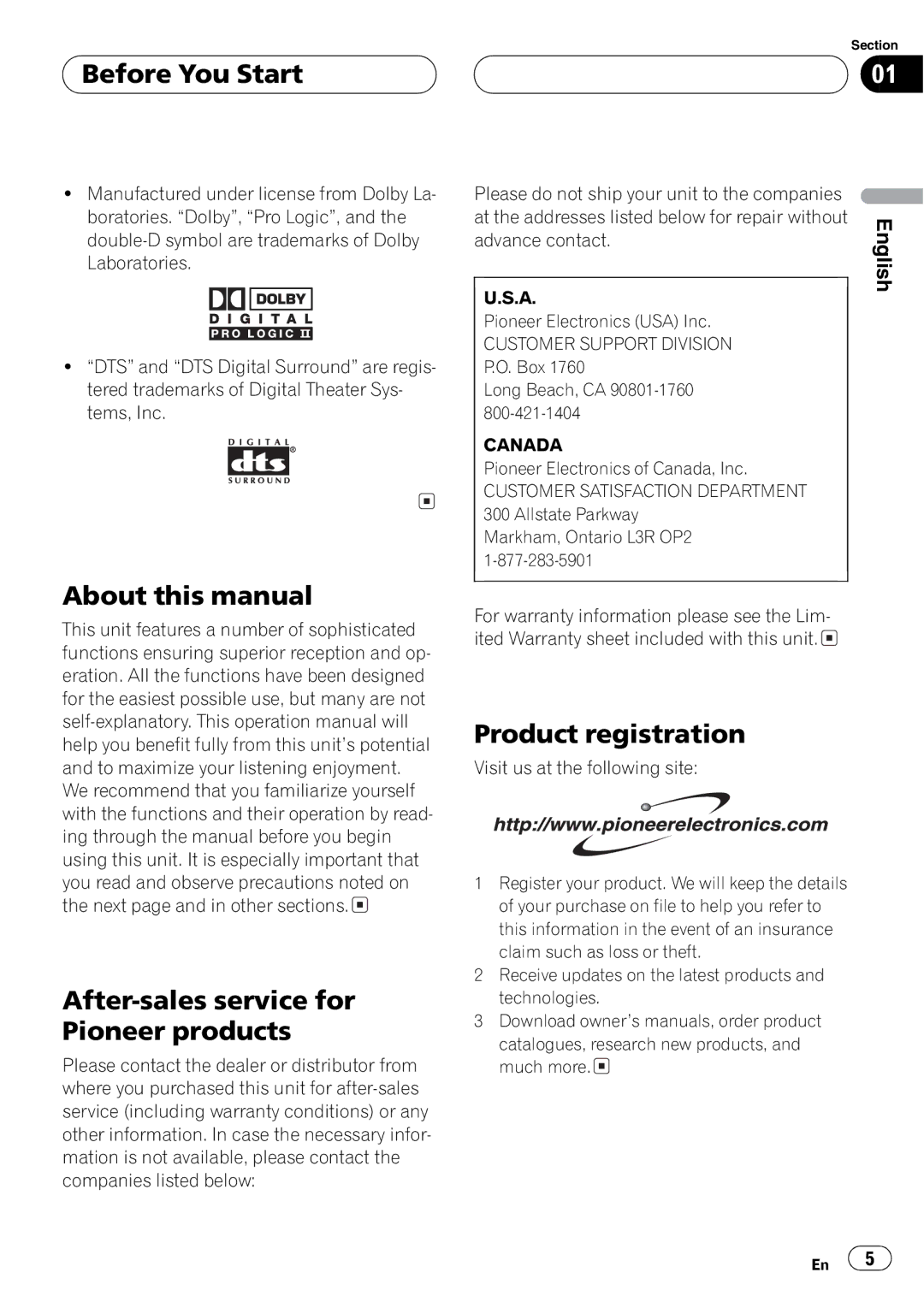 Pioneer DEQ-P8000 operation manual 