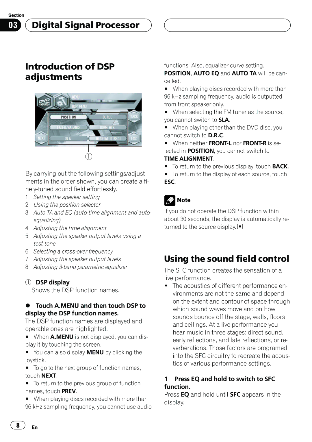 Pioneer DEQ-P8000 operation manual 