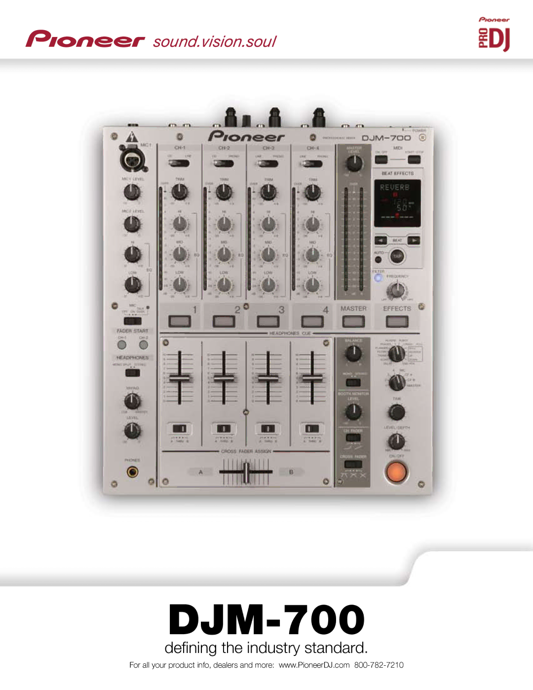 Pioneer DJM-700 manual 