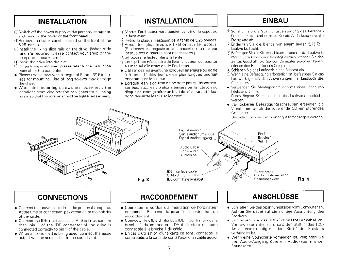 Pioneer DR-504S manual 