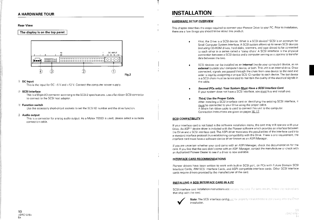 Pioneer DR-U06S, DR-UO6S manual 