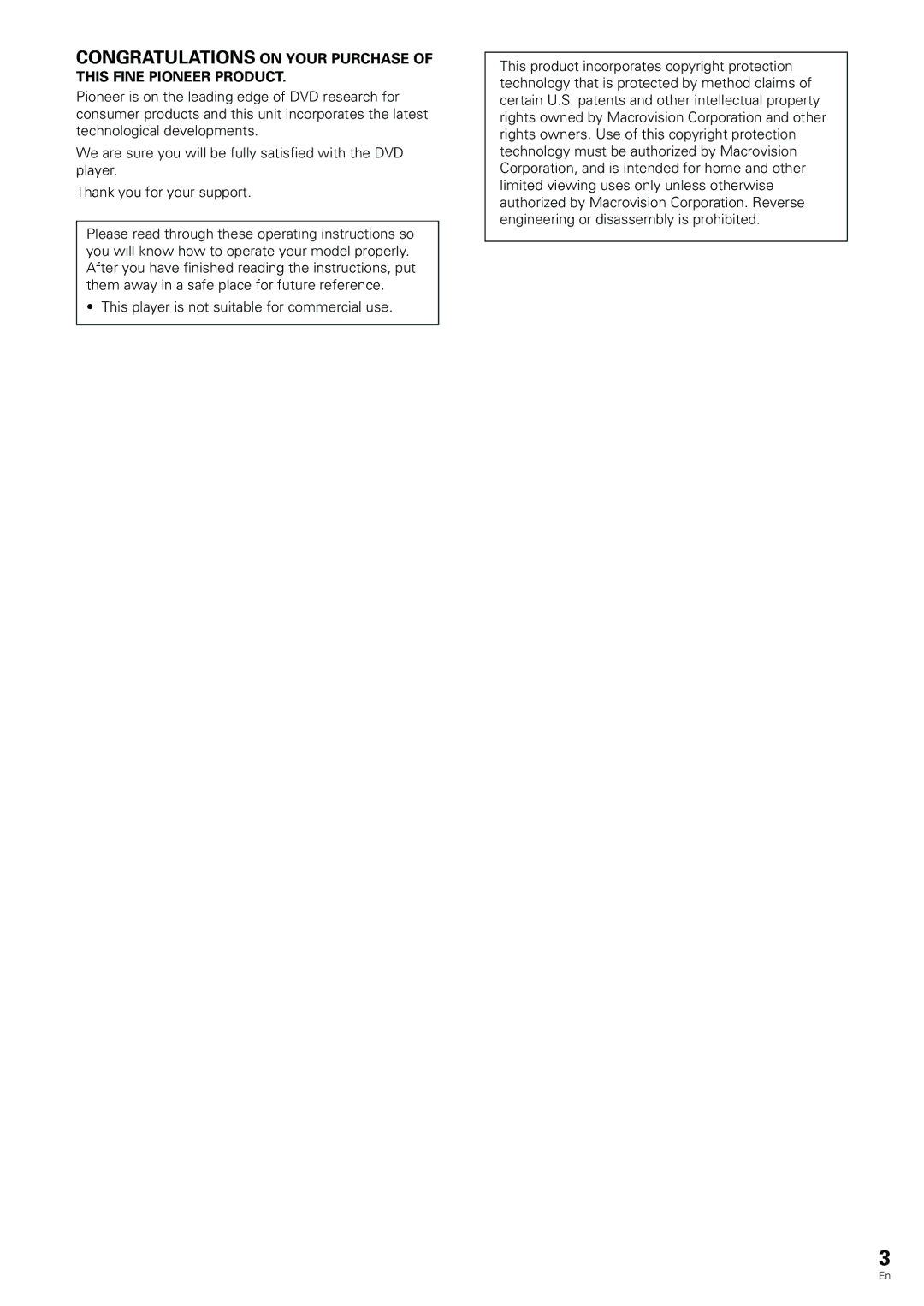 Pioneer DV-344, DV-233 operating instructions 