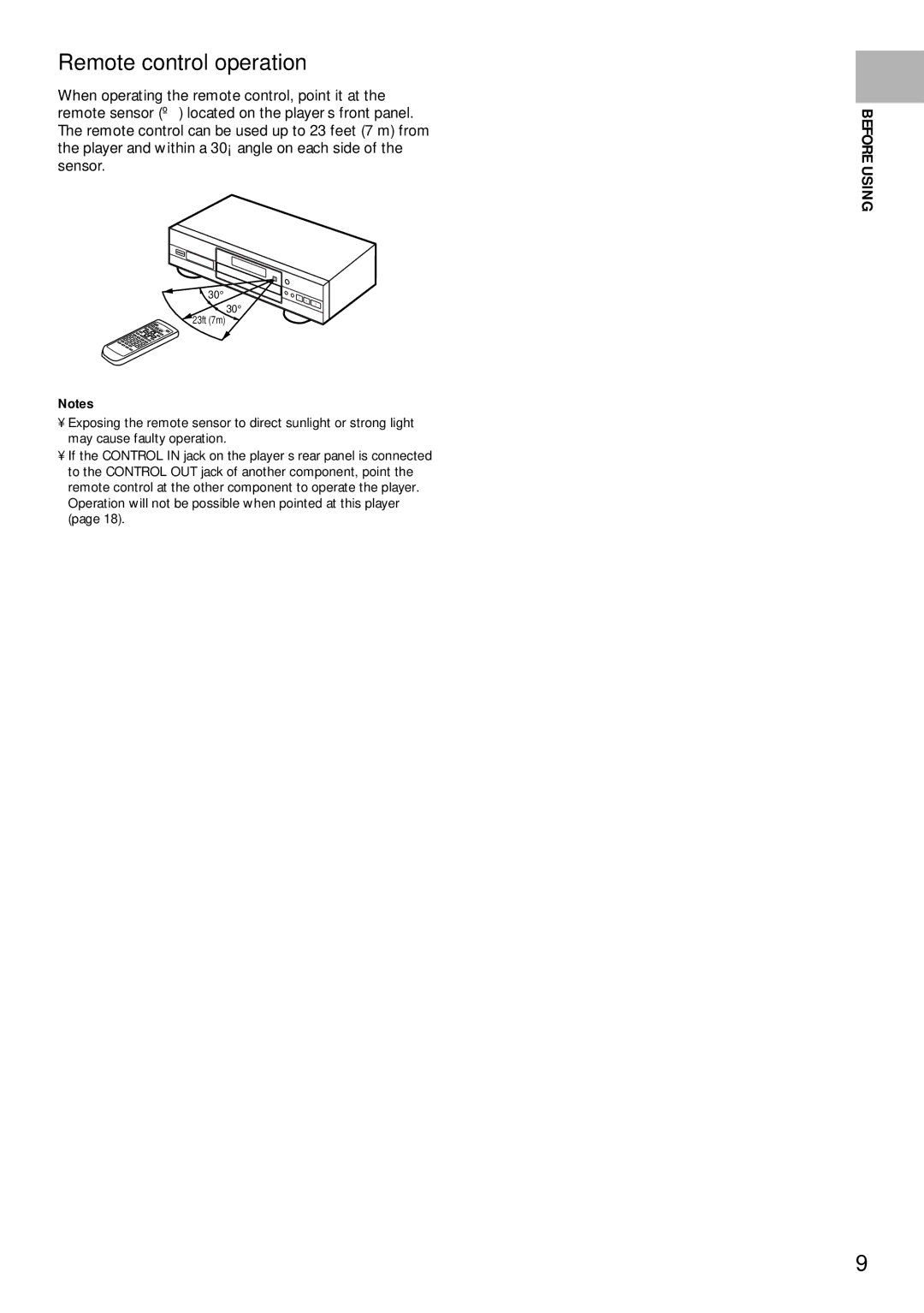 Pioneer DV-525 operating instructions Remote control operation, Before Using 