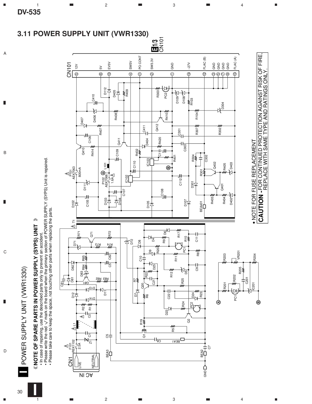 Pioneer DV-535 specifications Acin 