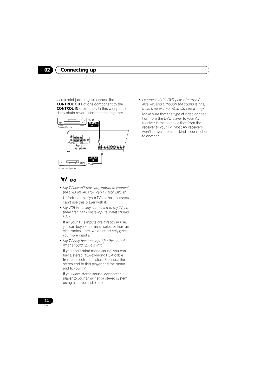 Pioneer DV-79AVi-s operating instructions Control 