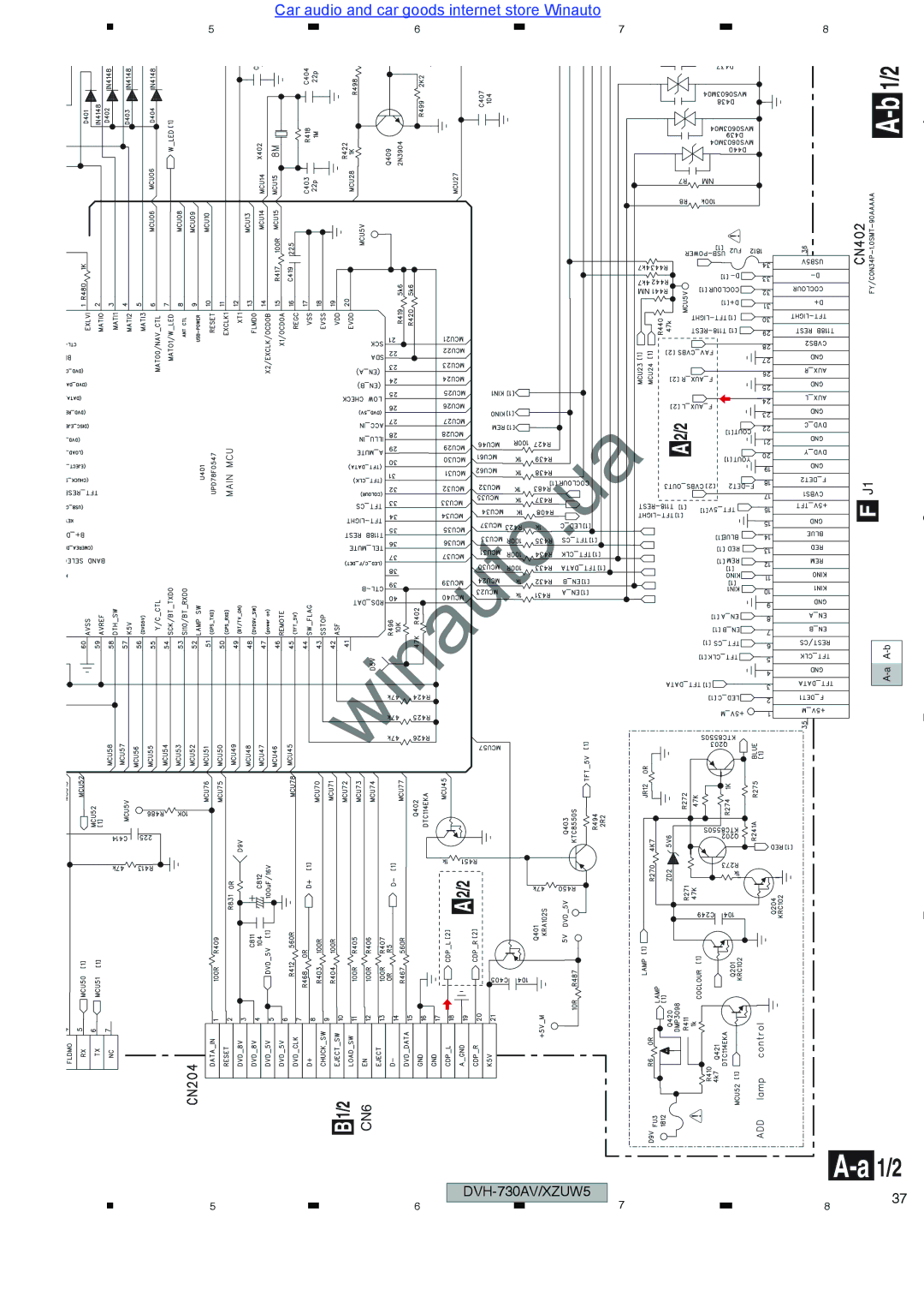 Pioneer DVH-735AV user manual 1/2 