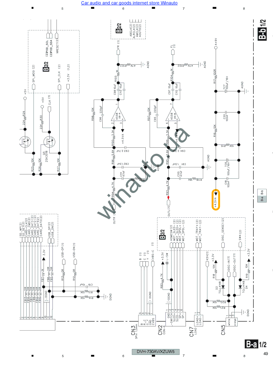 Pioneer DVH-735AV user manual 1/2 