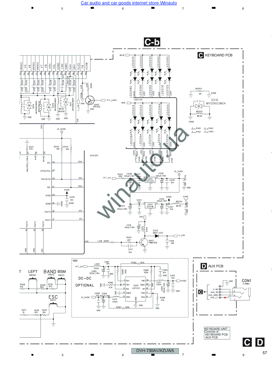 Pioneer DVH-735AV user manual Left BSM 