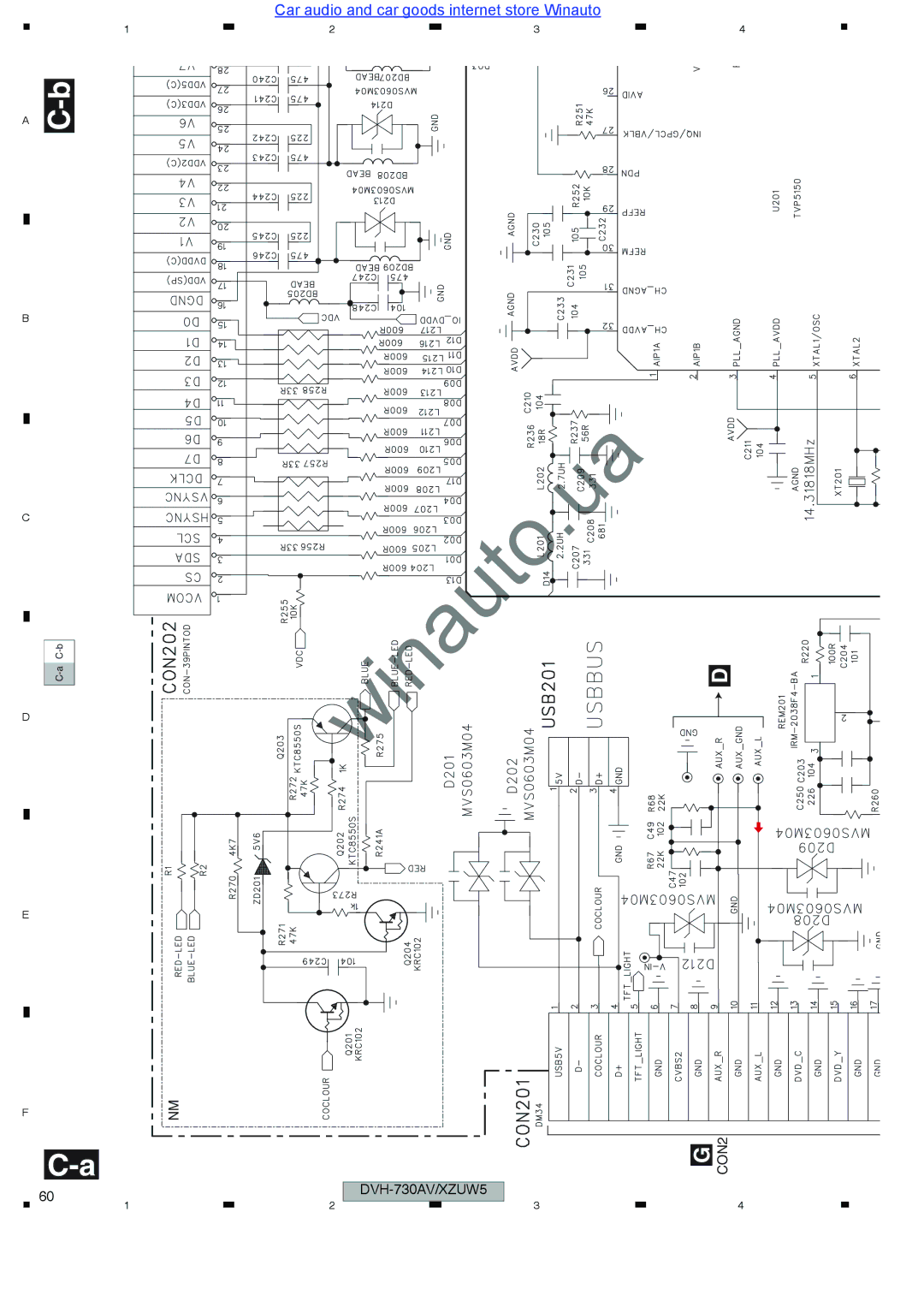 Pioneer DVH-735AV user manual CON2 