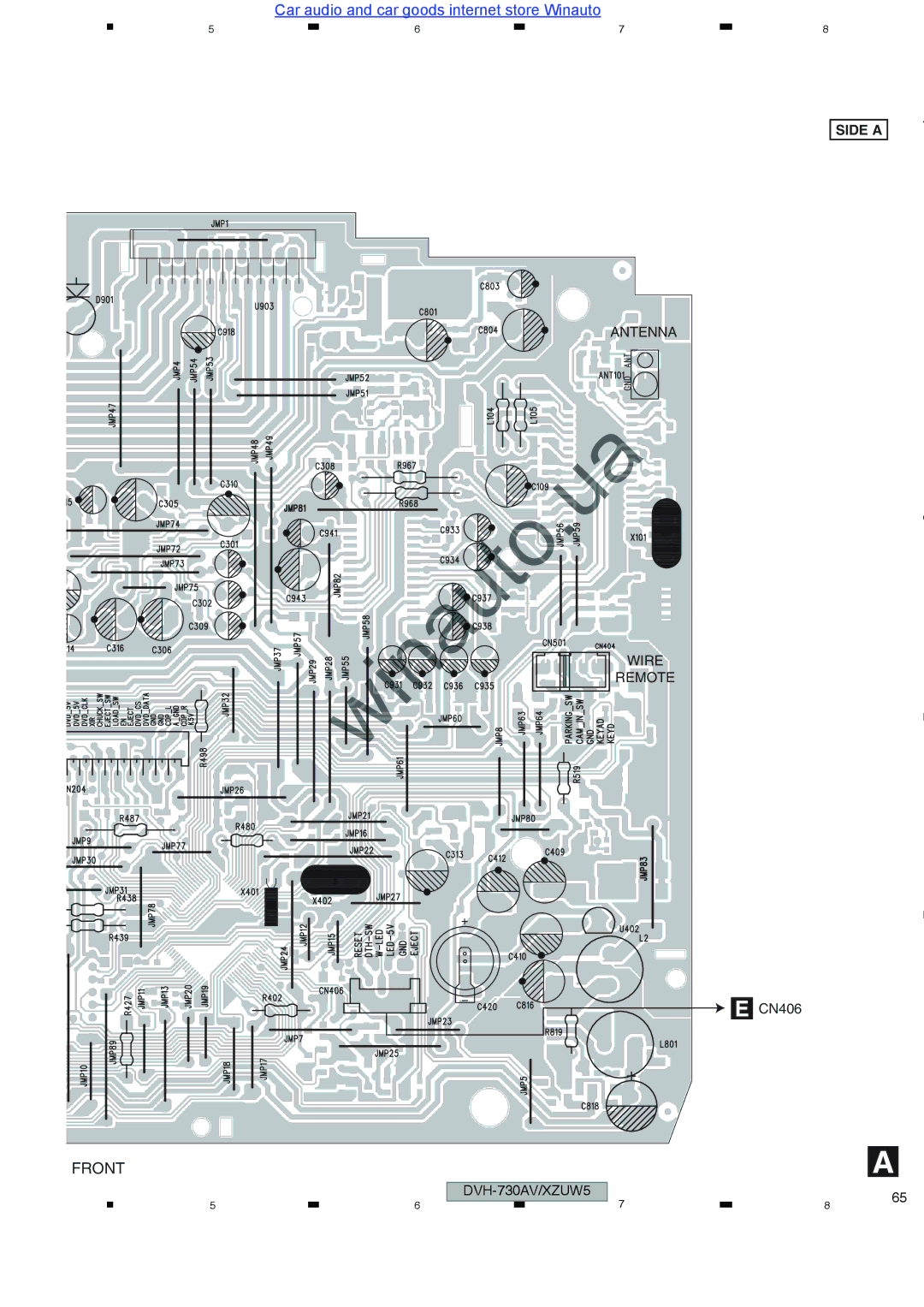 Pioneer DVH-735AV user manual Side a 