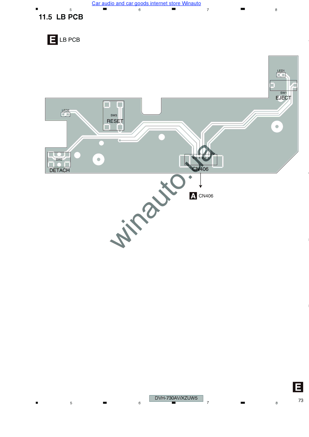 Pioneer DVH-735AV user manual Lb Pcb 