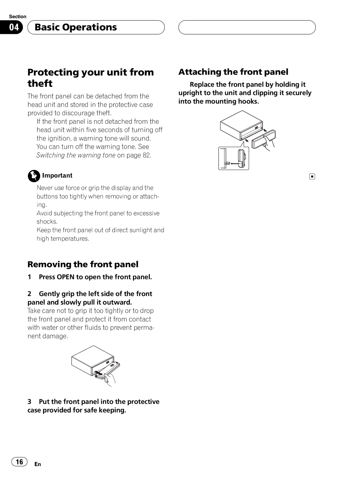 Pioneer DVH-P5650MP operation manual 