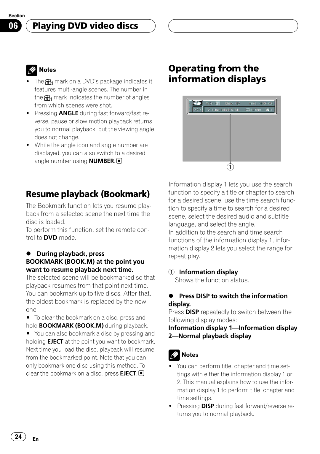 Pioneer DVH-P5650MP operation manual 