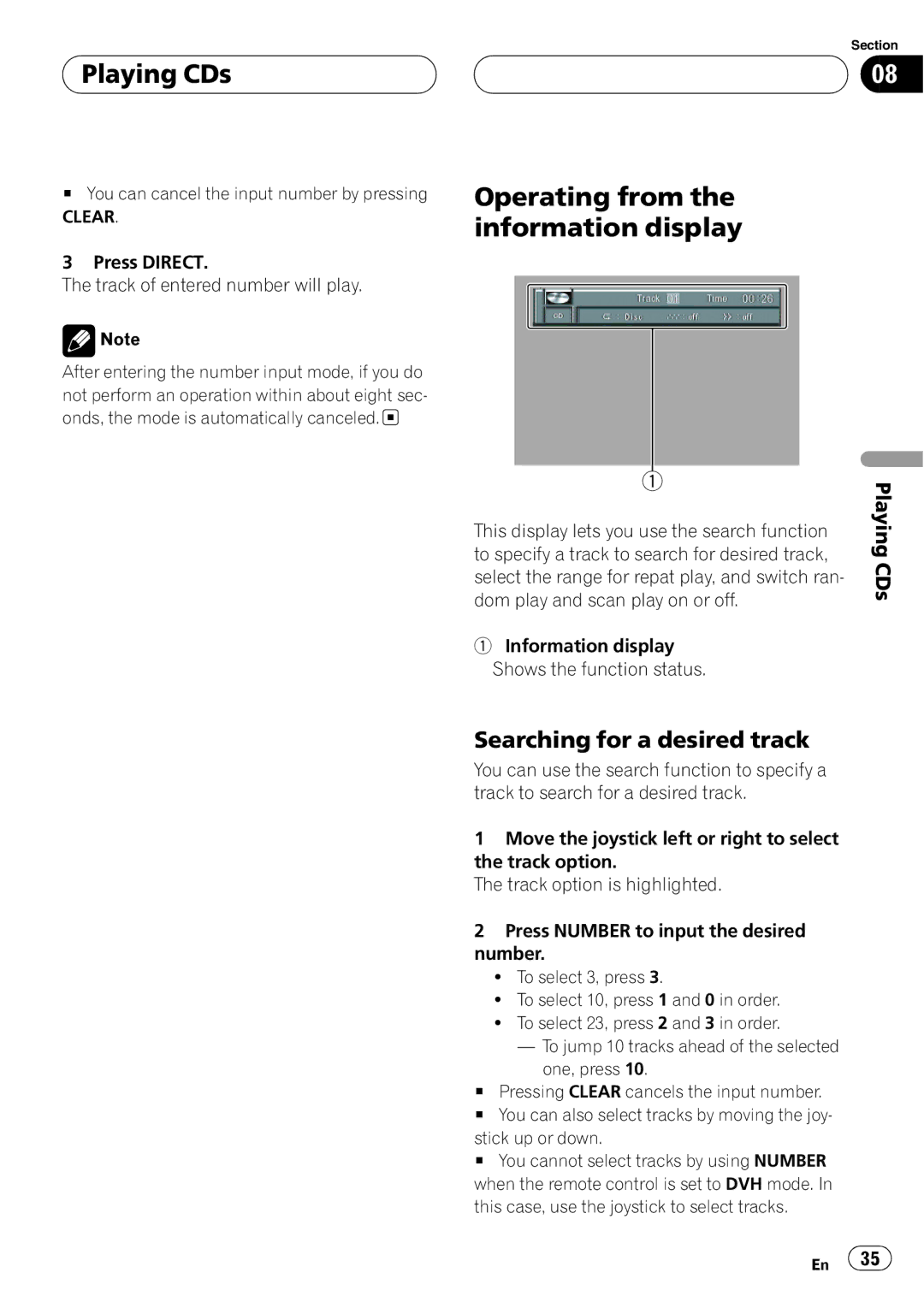 Pioneer DVH-P5650MP operation manual 