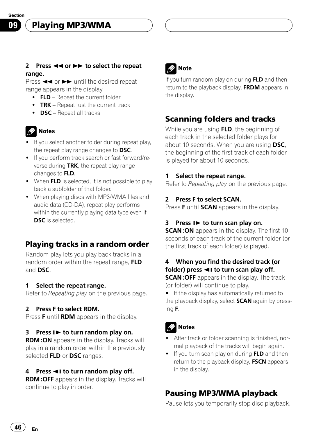 Pioneer DVH-P5650MP operation manual 