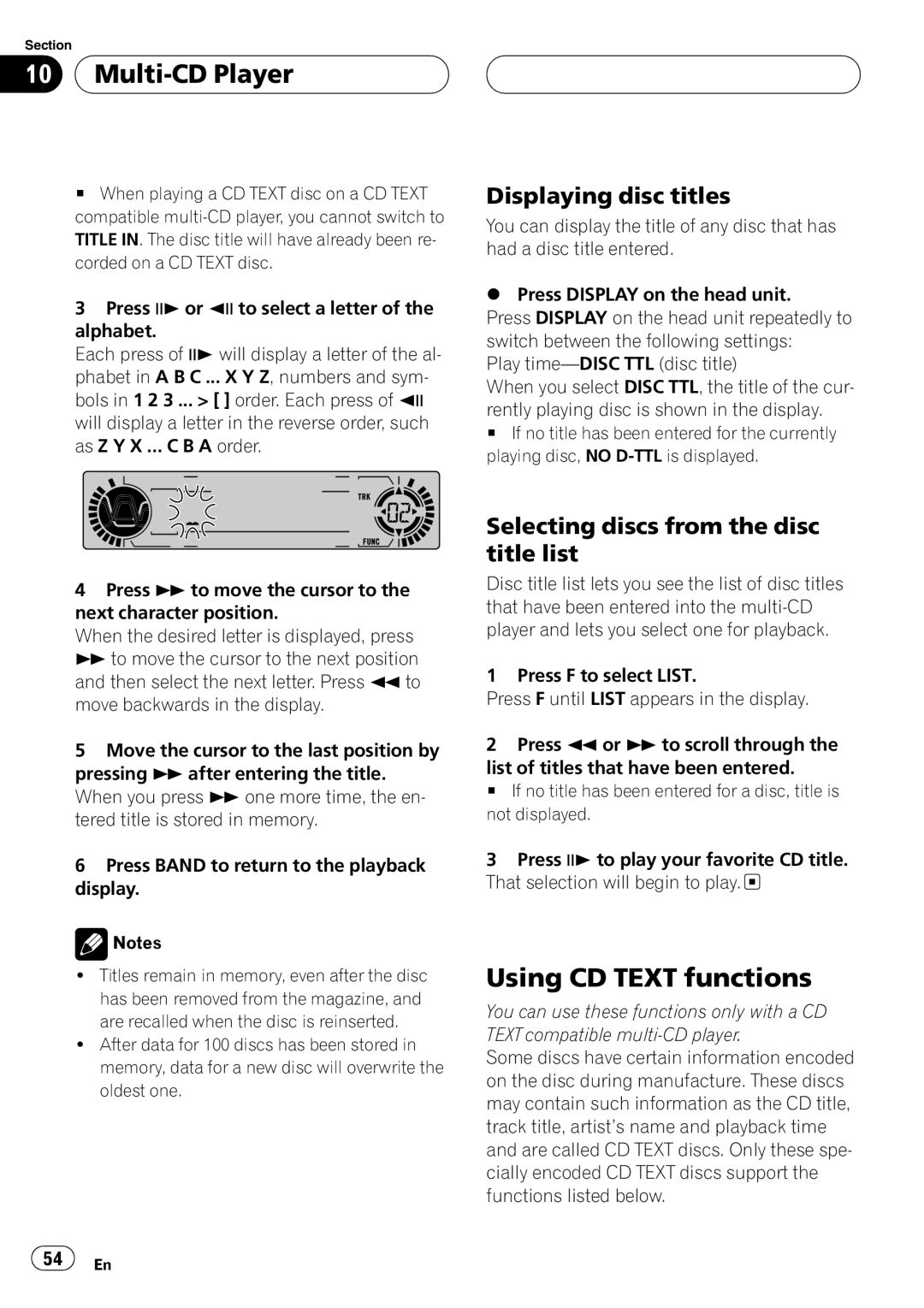 Pioneer DVH-P5650MP operation manual 