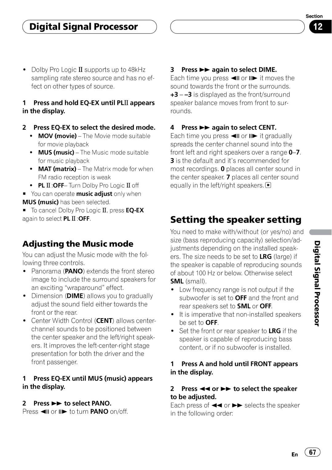 Pioneer DVH-P5650MP operation manual 