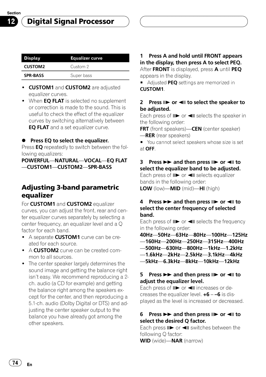 Pioneer DVH-P5650MP operation manual 