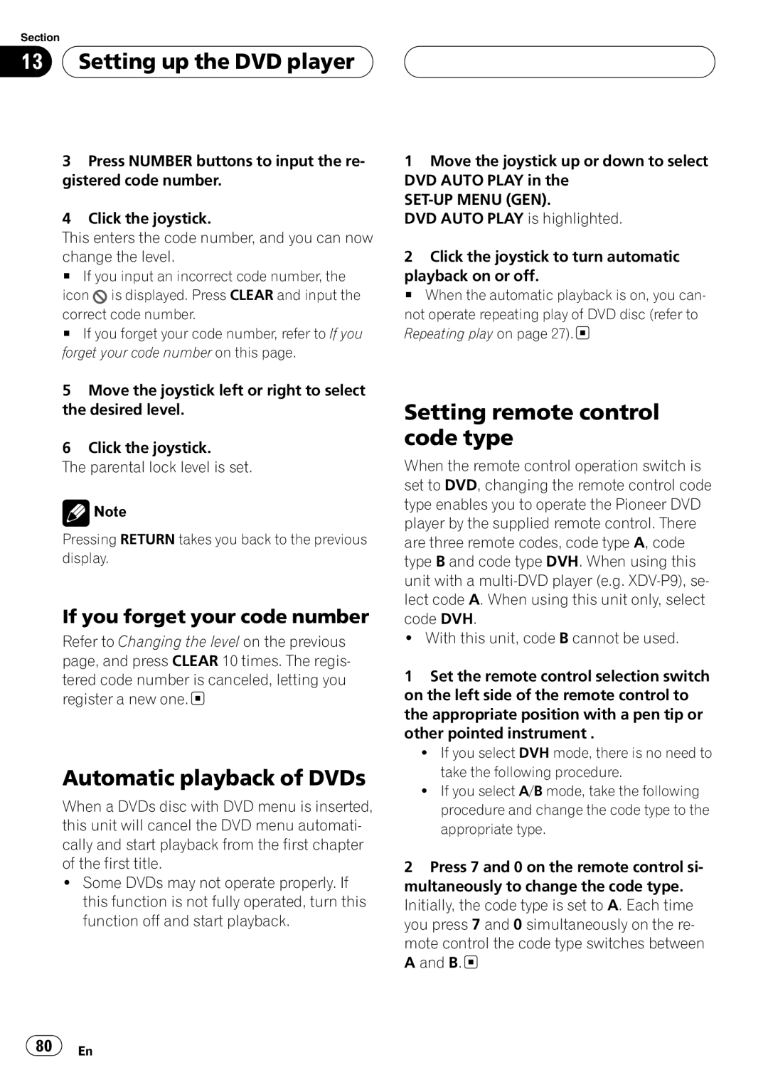 Pioneer DVH-P5650MP operation manual 