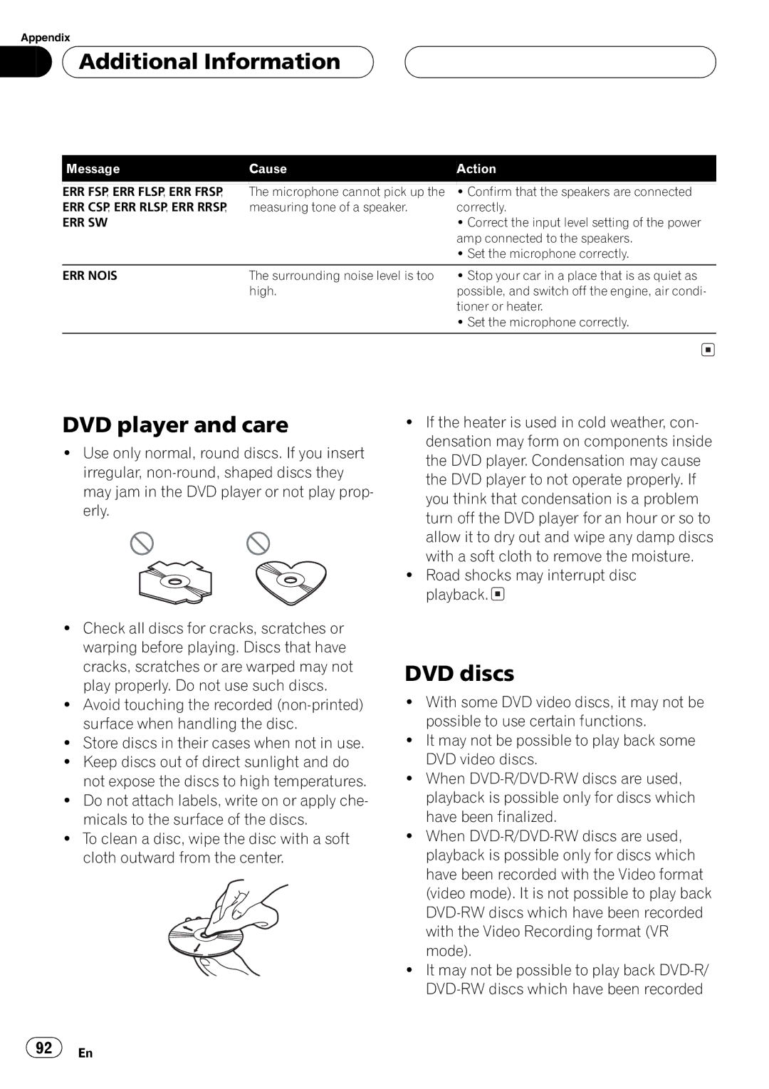 Pioneer DVH-P5650MP operation manual 