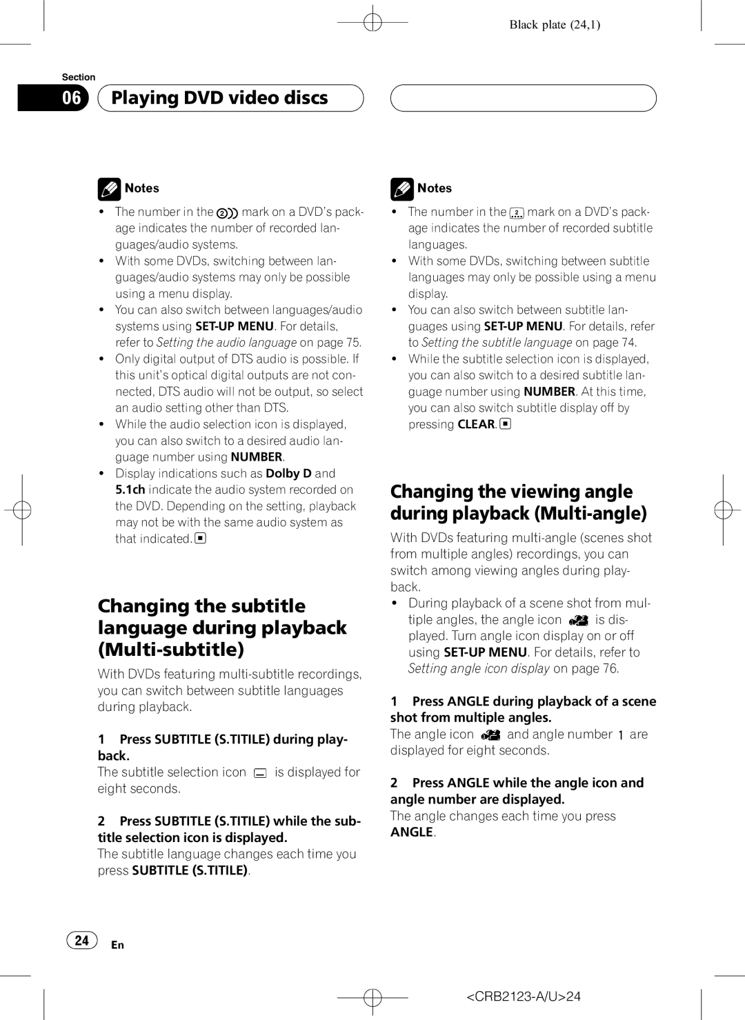 Pioneer DVH-P5850MP operation manual 