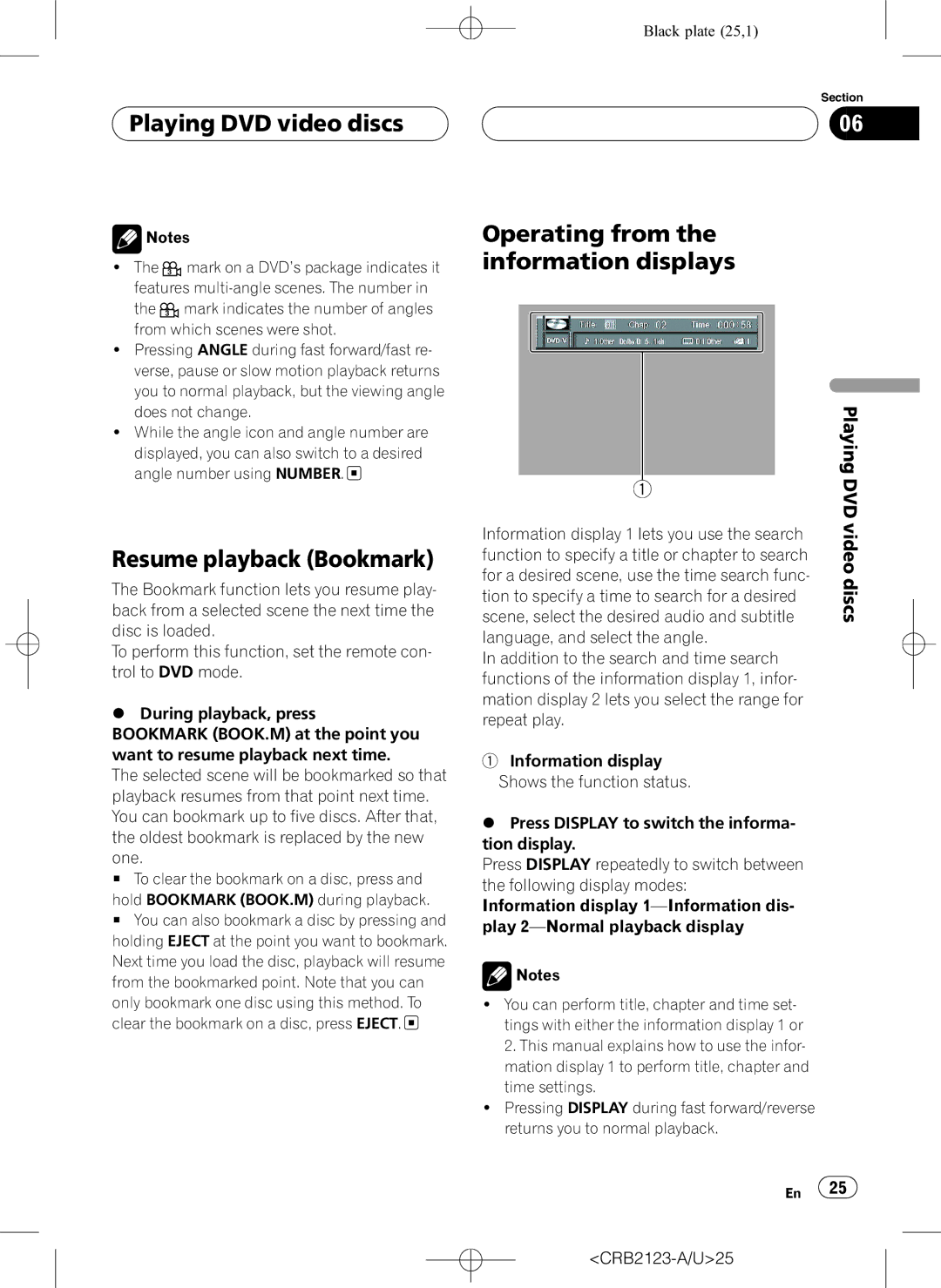 Pioneer DVH-P5850MP operation manual 