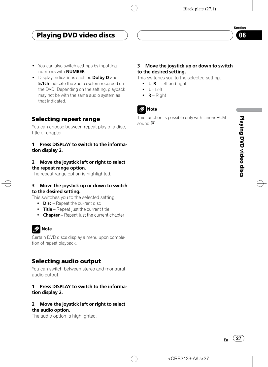 Pioneer DVH-P5850MP operation manual 