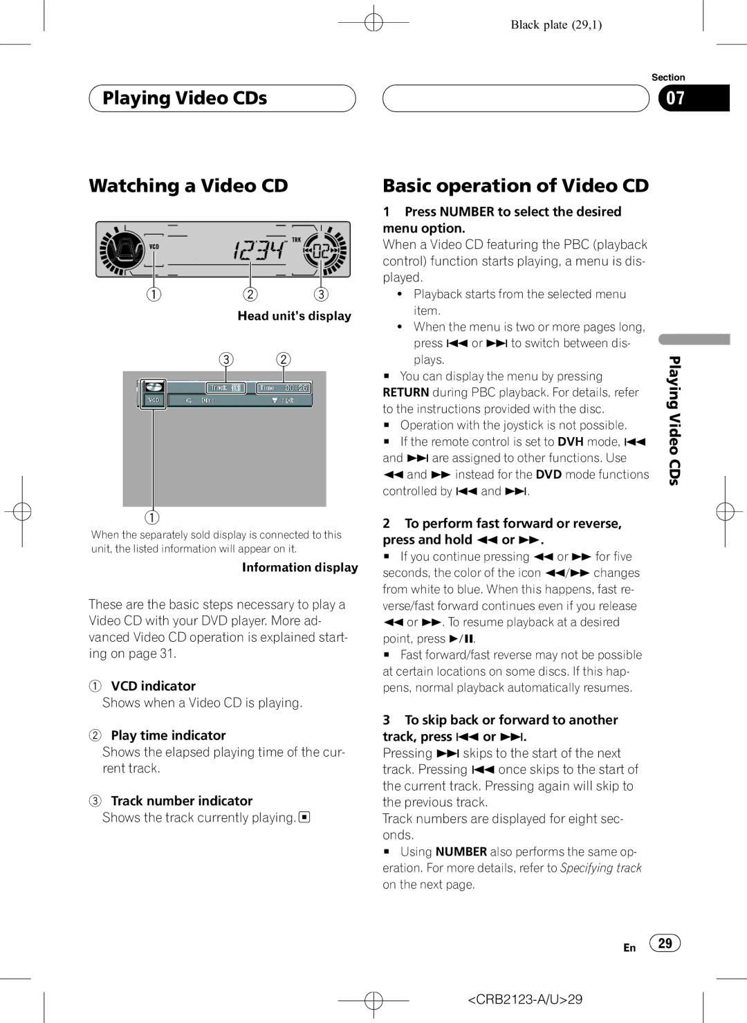 Pioneer DVH-P5850MP operation manual 