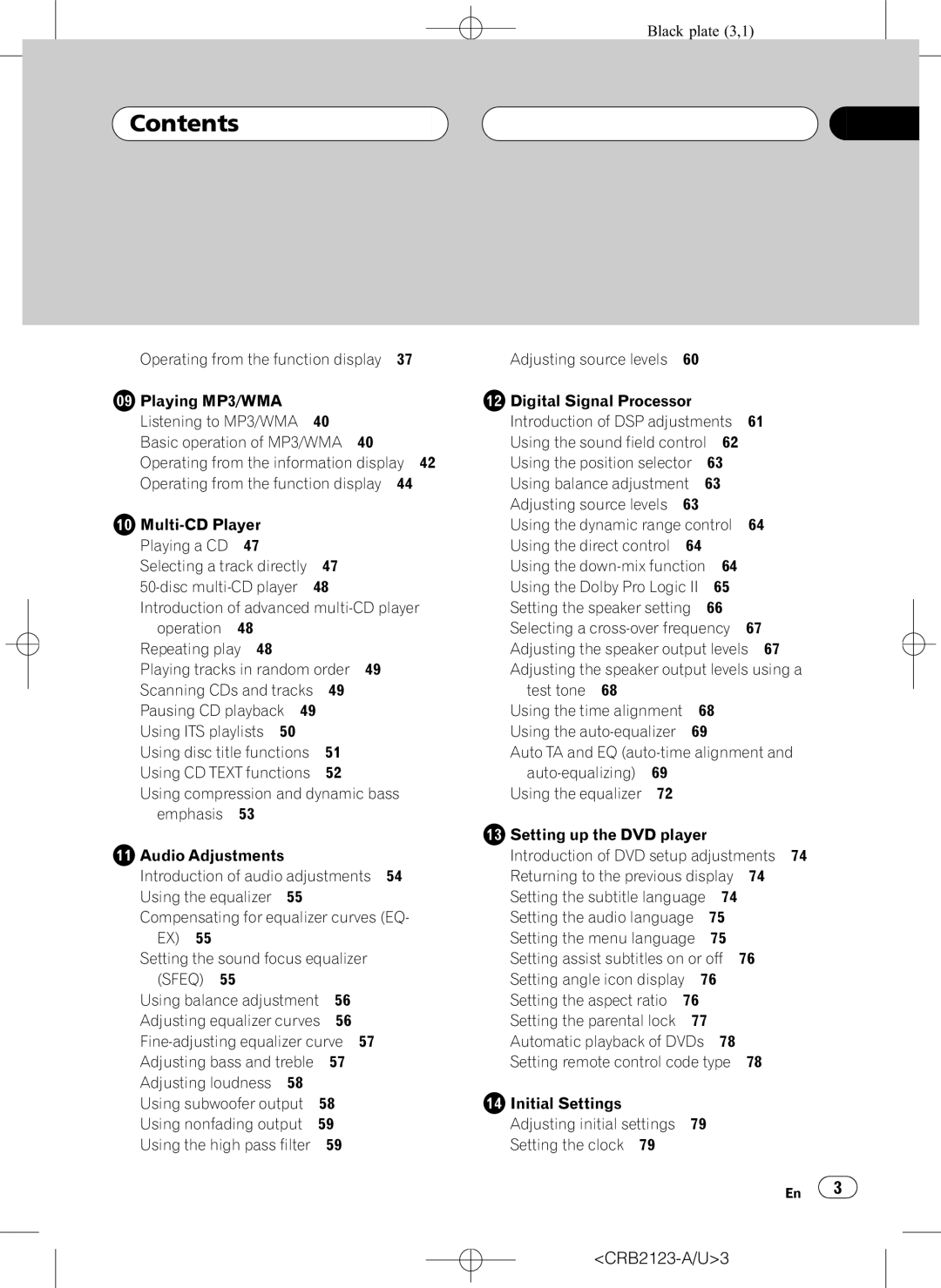 Pioneer DVH-P5850MP operation manual 