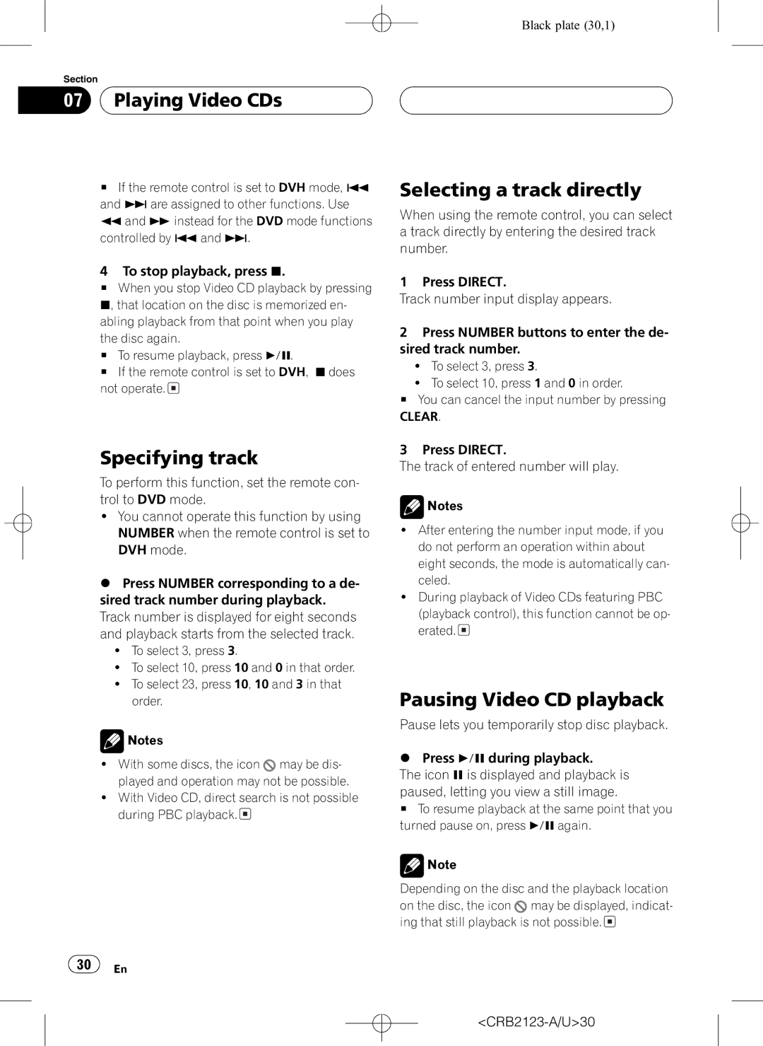 Pioneer DVH-P5850MP operation manual 