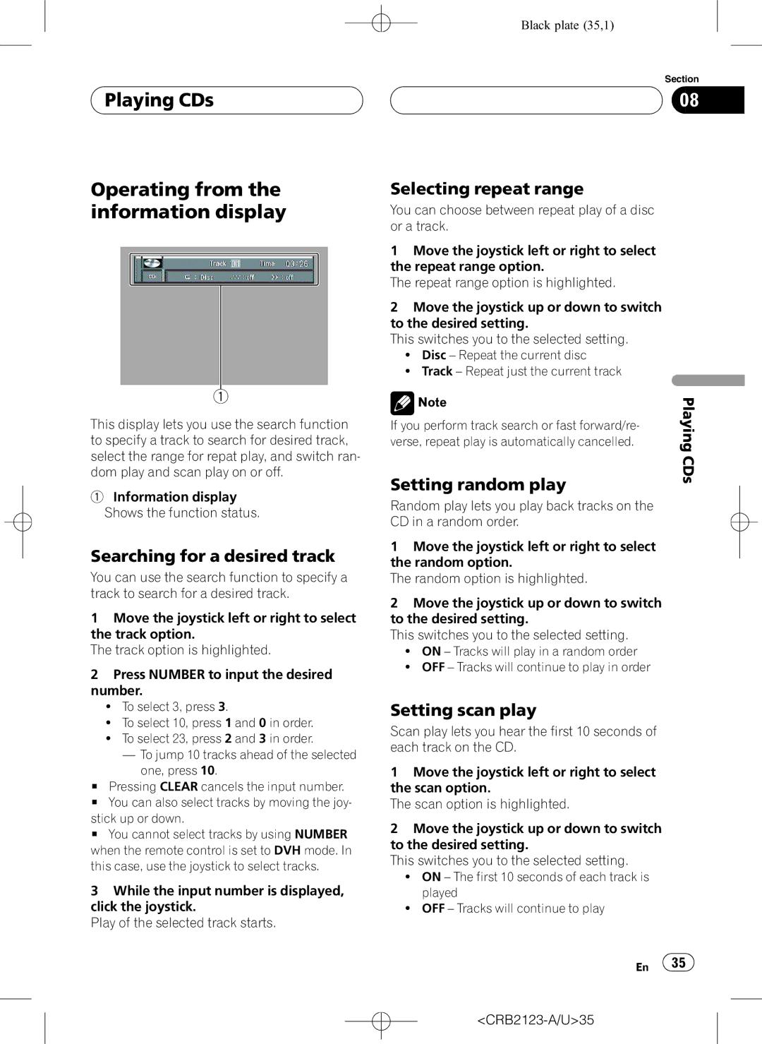 Pioneer DVH-P5850MP operation manual 