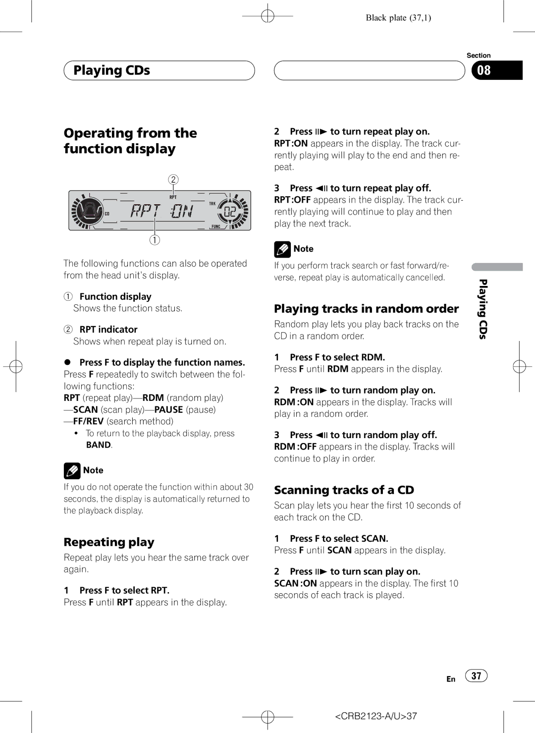 Pioneer DVH-P5850MP operation manual 