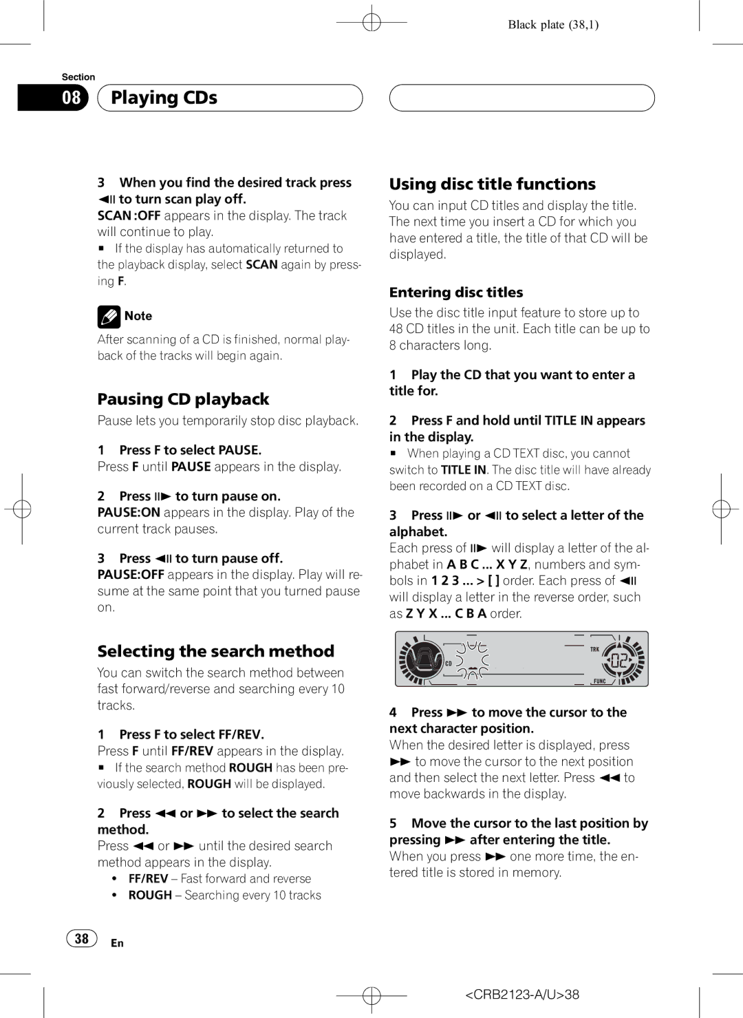 Pioneer DVH-P5850MP operation manual 