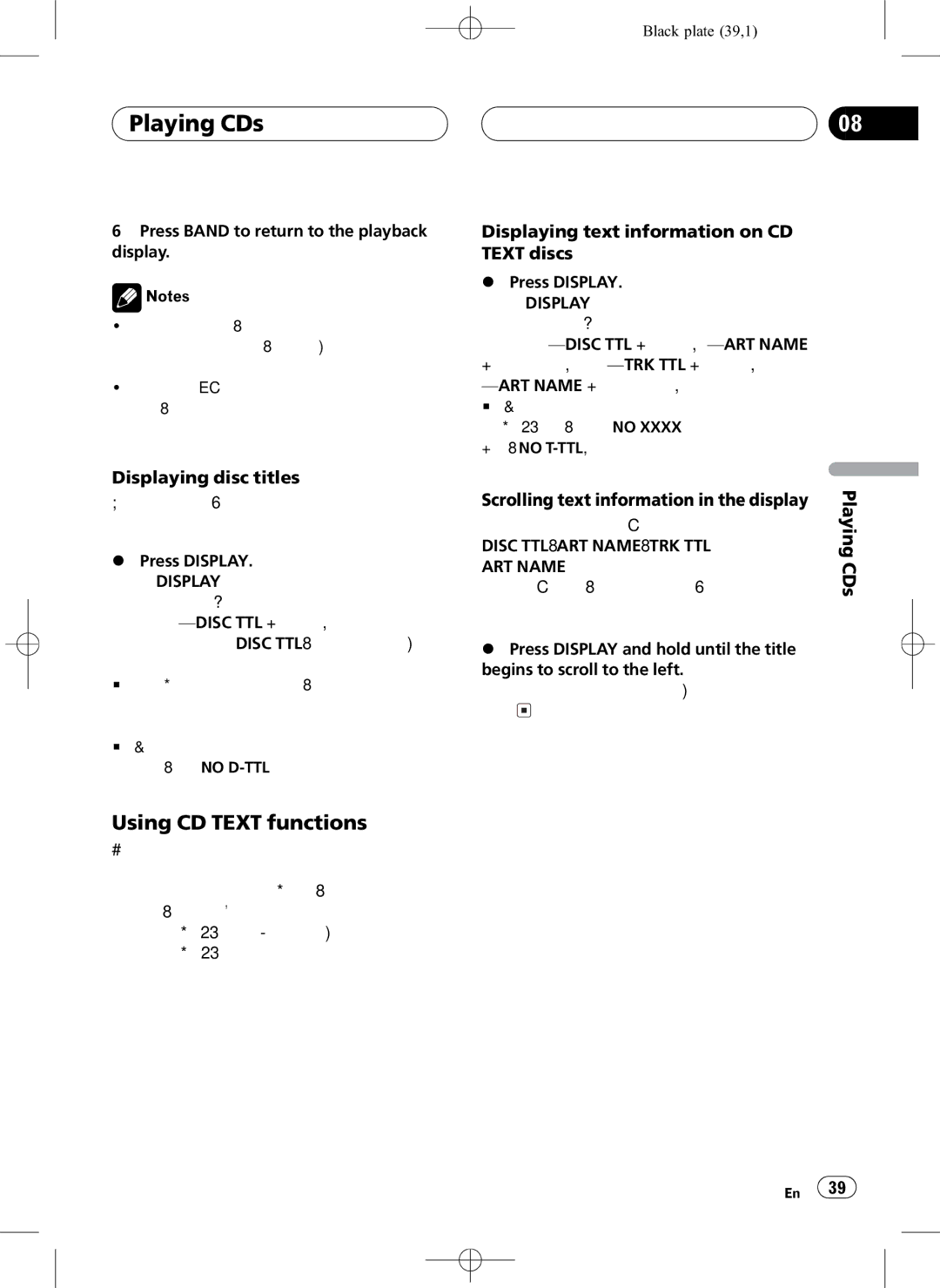 Pioneer DVH-P5850MP operation manual 