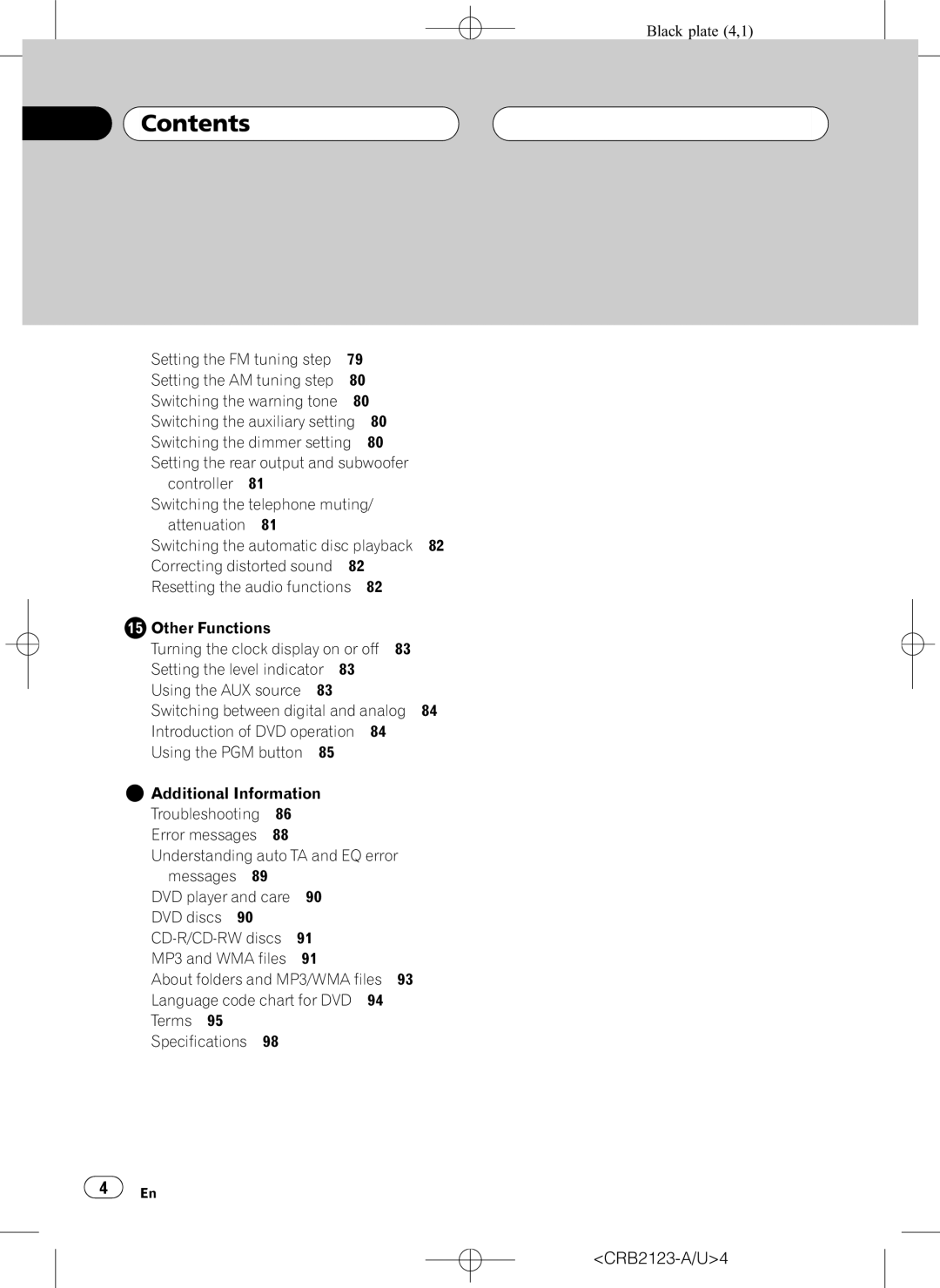 Pioneer DVH-P5850MP operation manual 