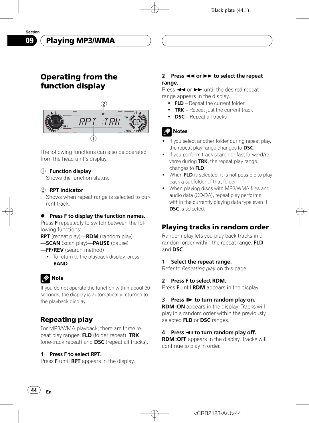 Pioneer DVH-P5850MP operation manual 