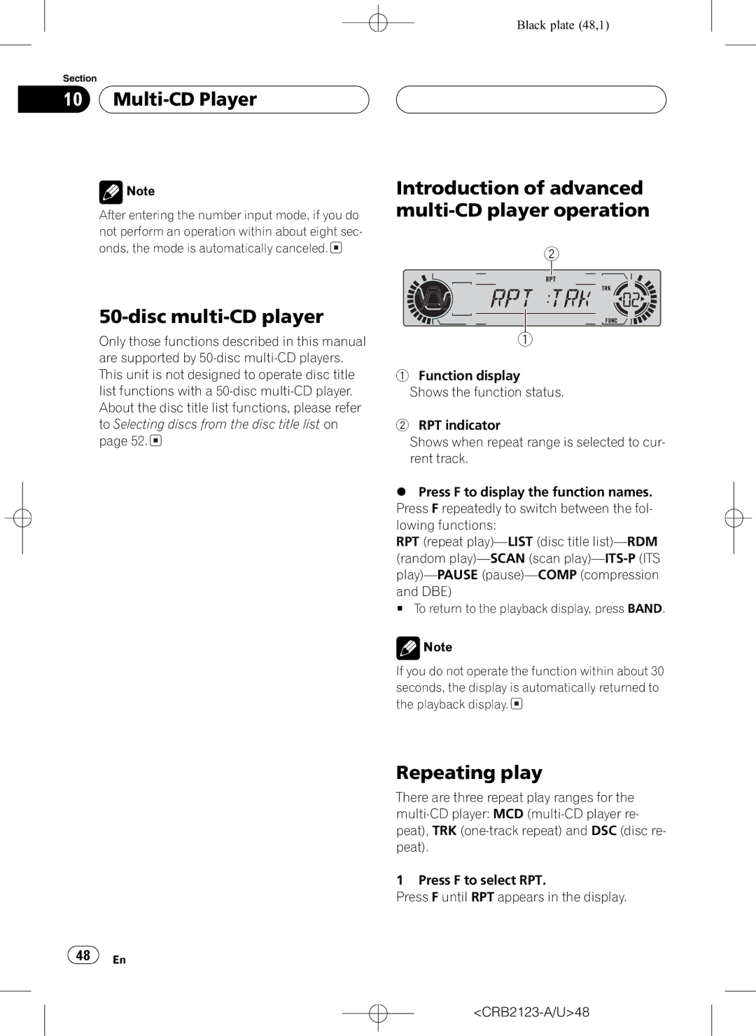 Pioneer DVH-P5850MP operation manual 