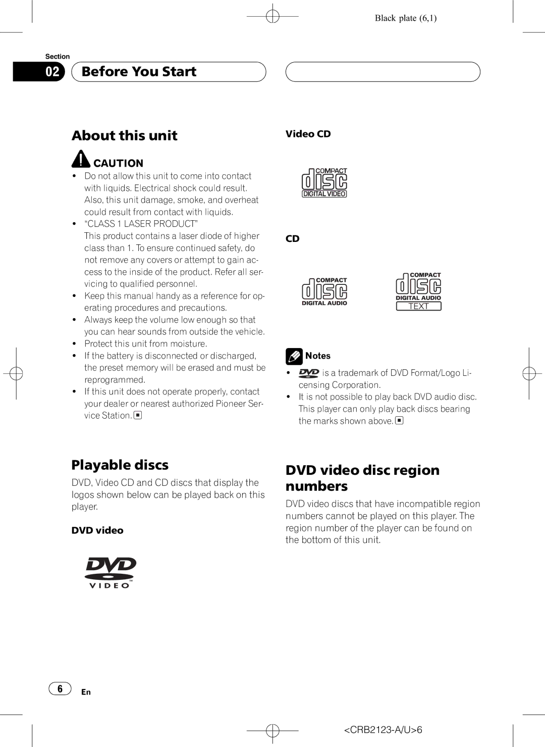 Pioneer DVH-P5850MP operation manual 