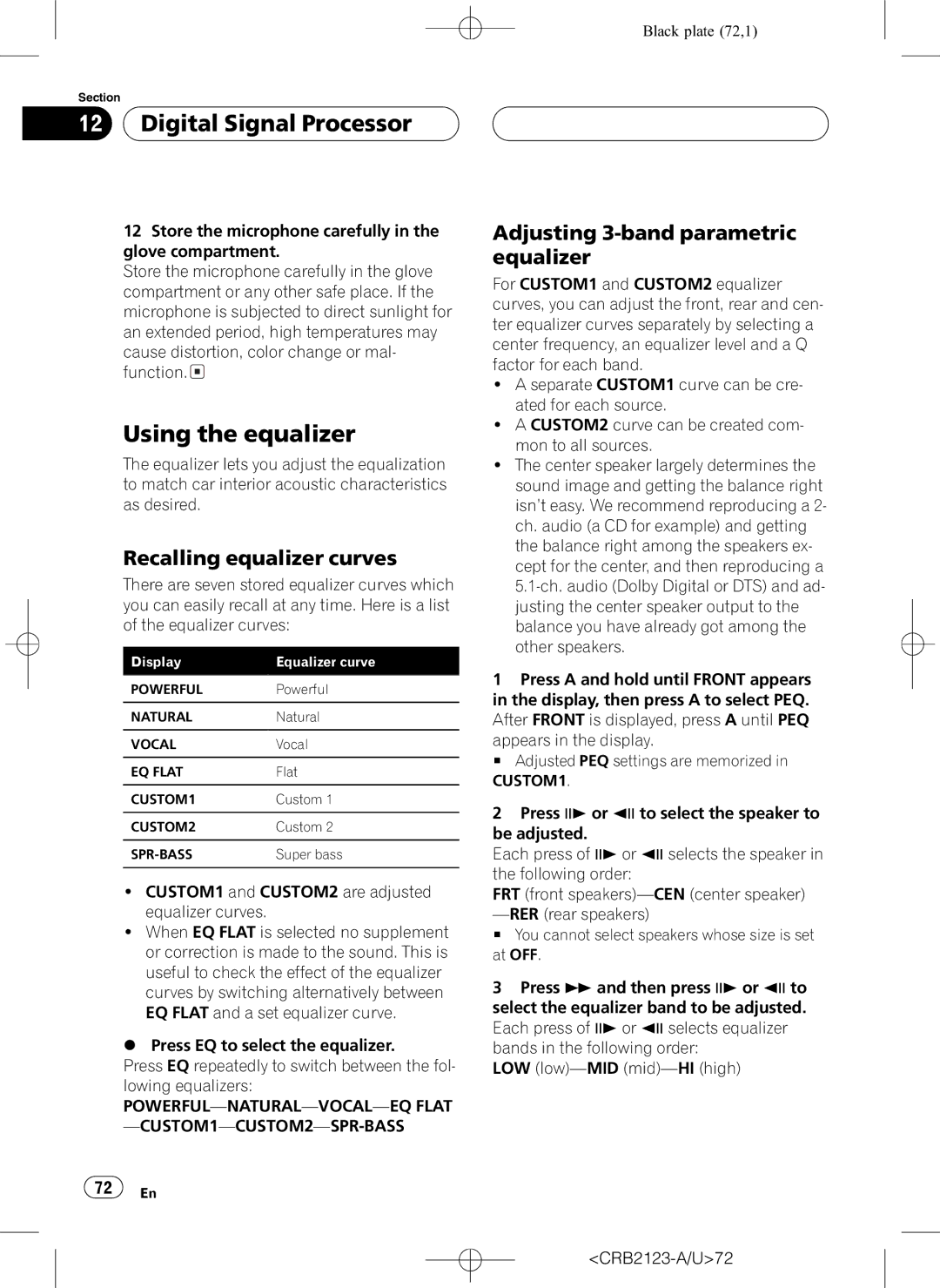 Pioneer DVH-P5850MP operation manual 