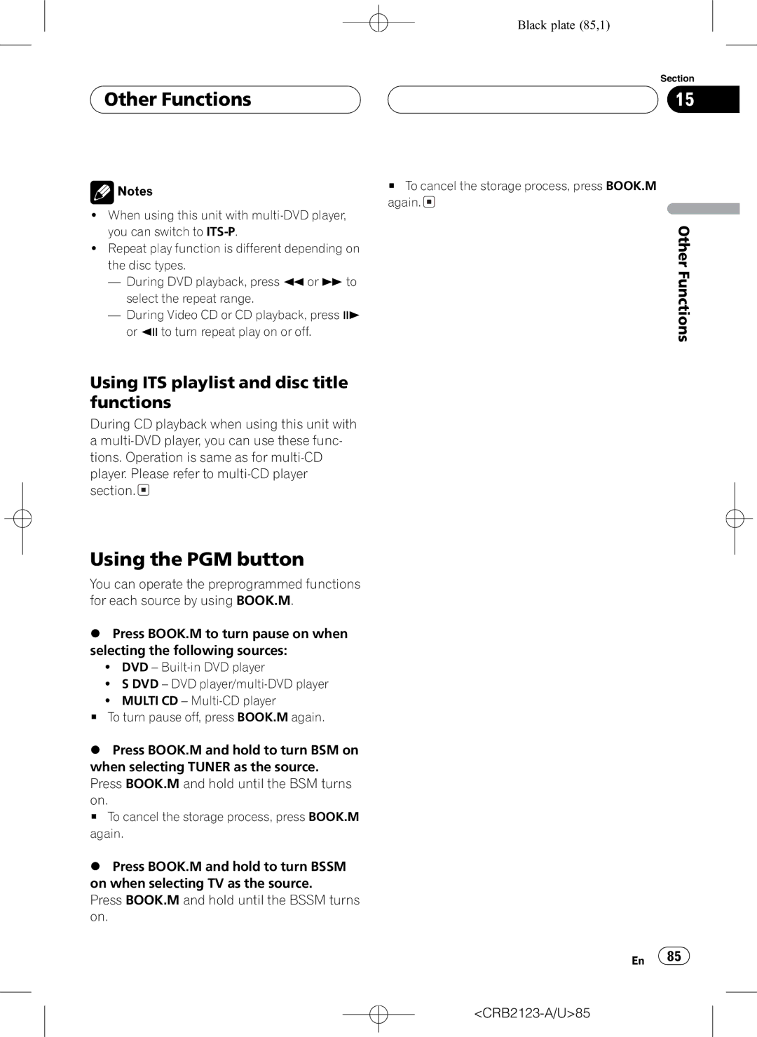 Pioneer DVH-P5850MP operation manual 