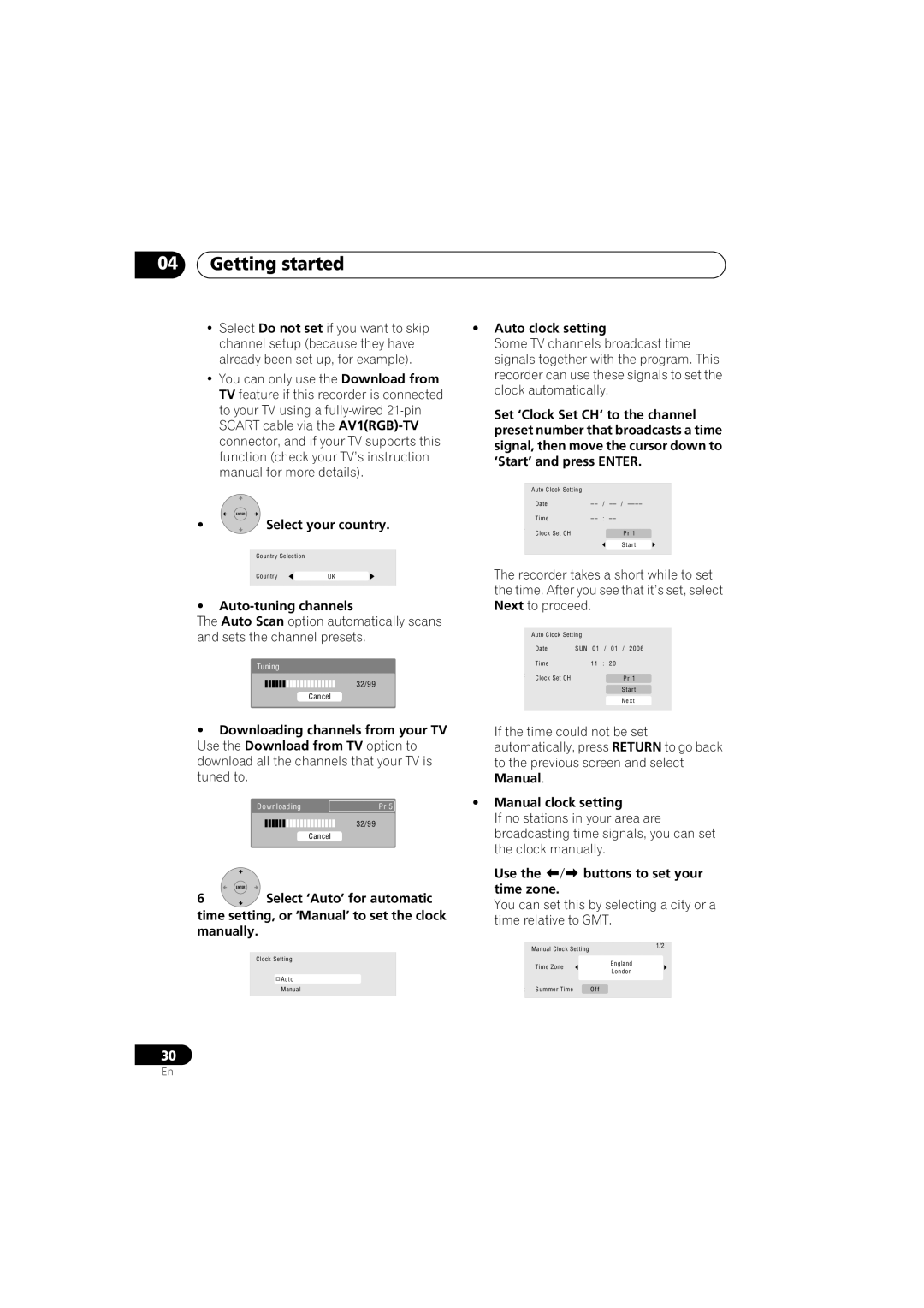 Pioneer DVR-440H-S manual Getting started 