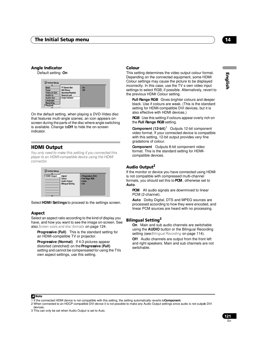 Pioneer DVR-920H operating instructions Hdmi Output 