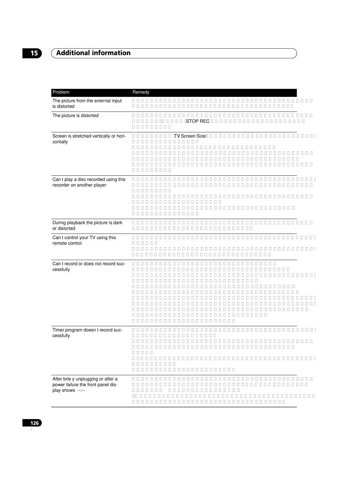 Pioneer DVR-920H operating instructions Additional information 