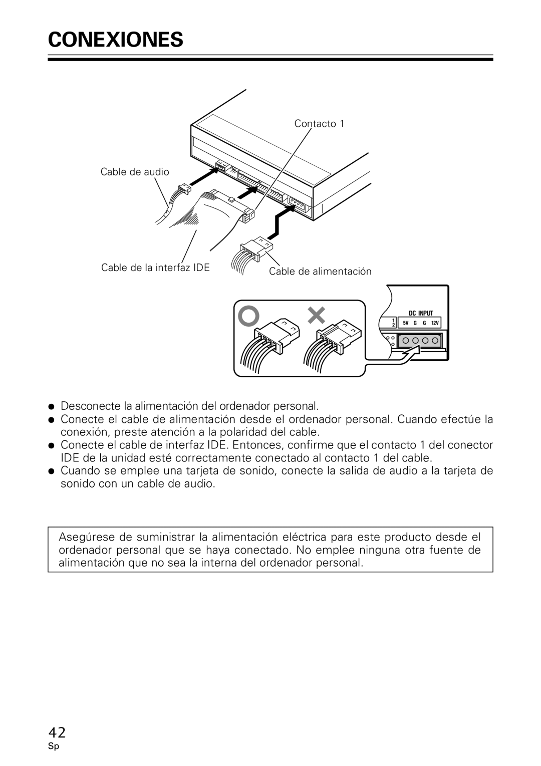 Pioneer DVR-A06 manual Conexiones 