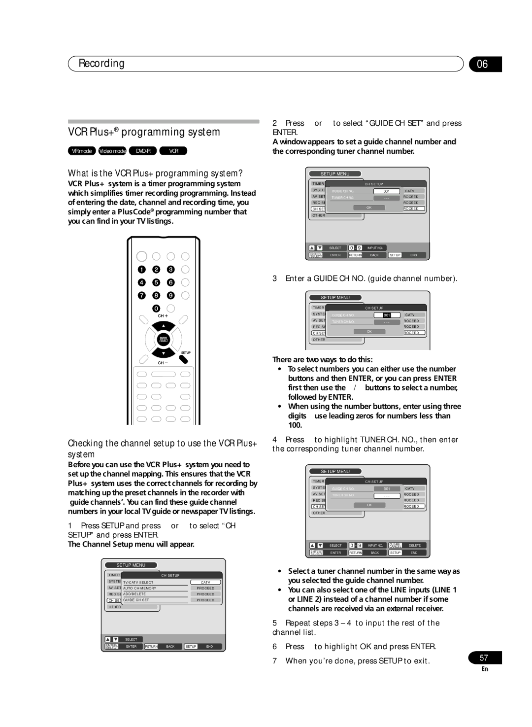 Pioneer DVR-RT300 manual Recording VCR Plus+ programming system, What is the VCR Plus+ programming system? 