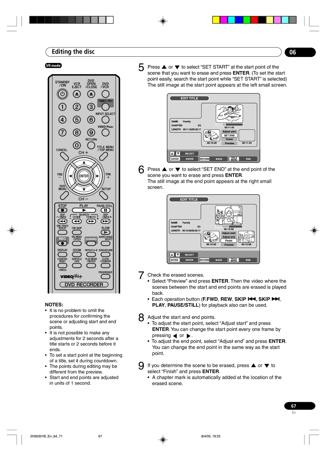 Pioneer DVR-RT501-S operating instructions +*,!%& * !# 